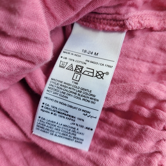 Old Navy Floral Dress and Smocked Playsuit Bundle Baby Girl 18-24 Months - Picture 15 of 15